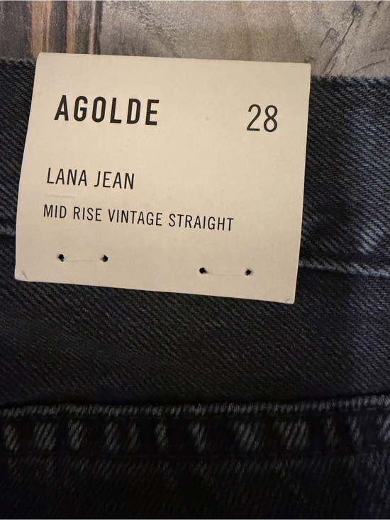 Agolde Denim - Agolde Lana Jean Straight Leg in Black